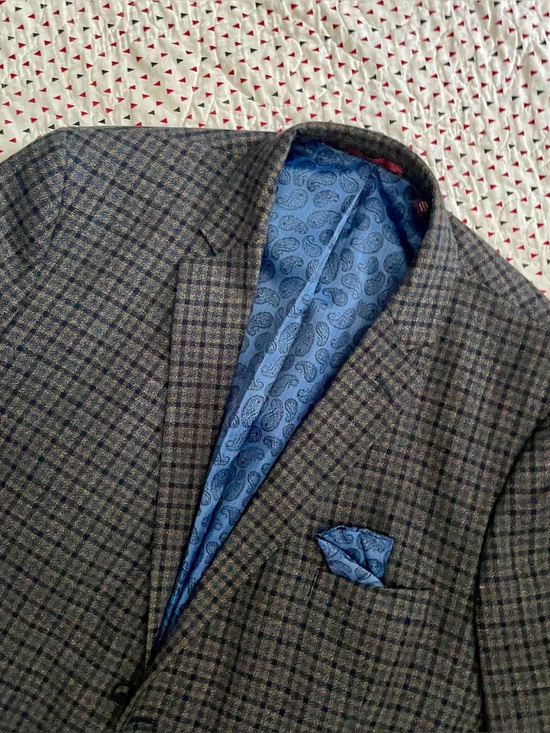 Johnston & Murphy Other - Johnston & Murphy Plaid Blazer XXL